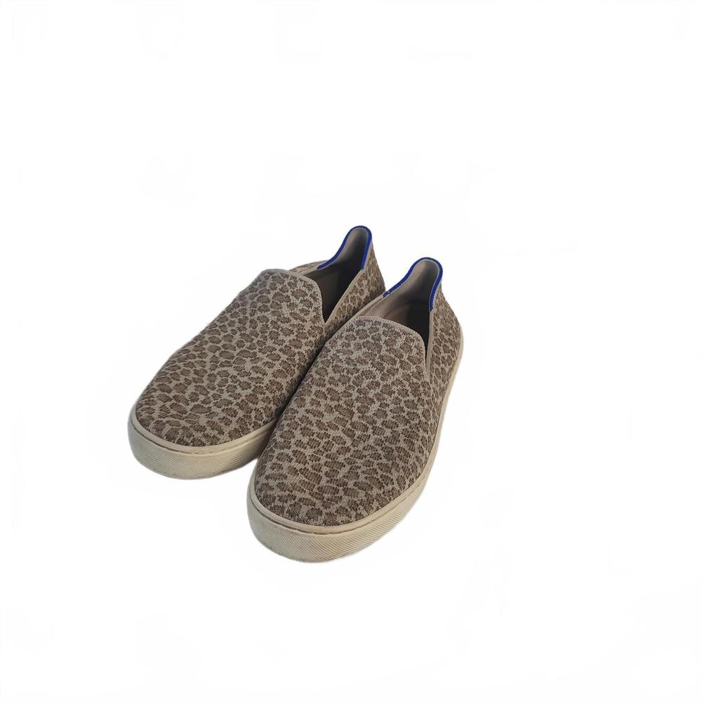 Rothy's Slip On Sneaker in Cheetah Pebble Pattern, Size 9.5